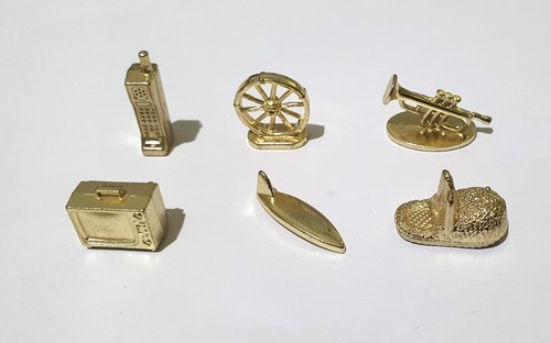 Metal monopoly tokens - monopoly, /