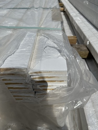 Chamfered primed mdf skirting - primed,