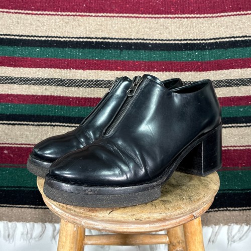Acne studios black leather - black,