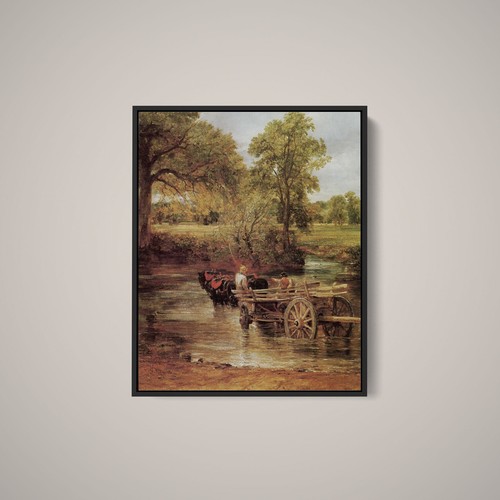John constable the haywain - -,