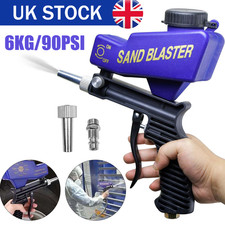 Air Sandblasting Gun Compressor Hand Held 90PSI Sand Blaster Shot Media Blasting