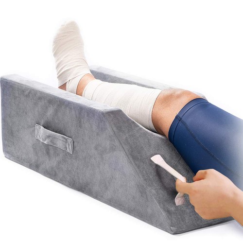 Grey leg positioner pillow - grey, for