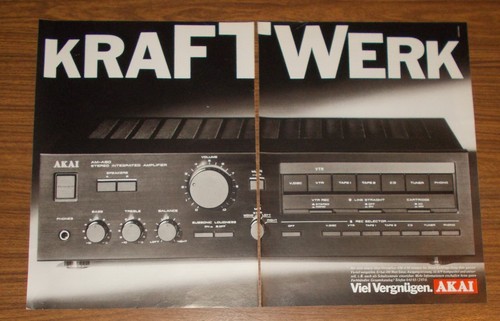 Rare advertising vintage akai - advertising,