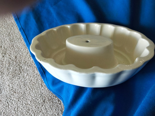 Vintage ceramic jelly mould - jelly,