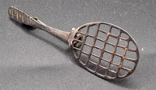 Tennis Racket Brooch Vintage