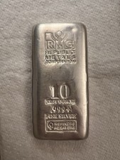 10oz RMC Silver Bullion Bar .999 Fine Silver