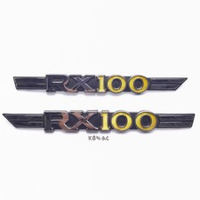 Yamaha RX100 RX 100 RX-100 Side Cover Emblem Badge L/R Pair