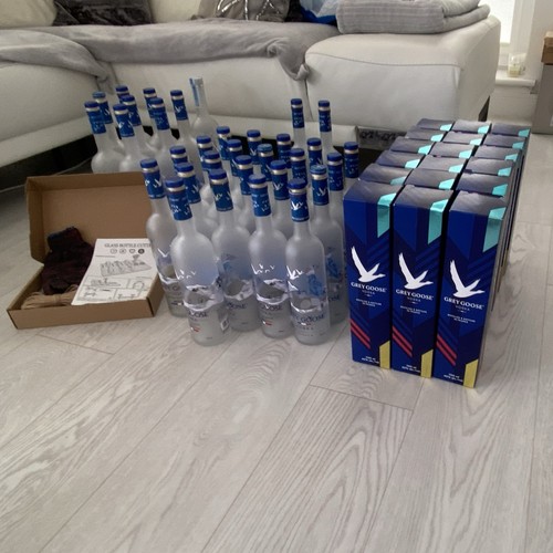 Grey goose vodka empty - vodka, bottles