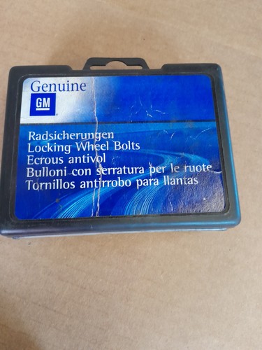 Vauxhall locking wheel bolts - vauxhall,