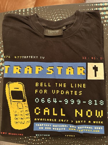Men trapstar black logo - men’s,