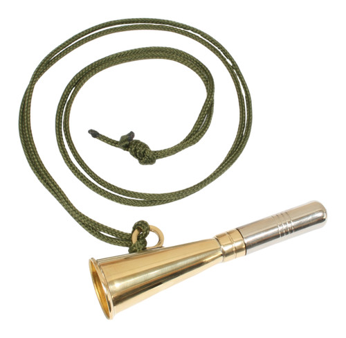 Gamekeeper brass signal oval - gamekeeper's,