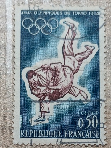 Old french stamps - old,