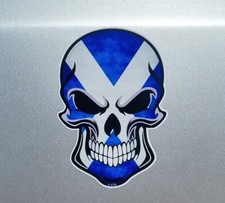 Scotland Scottish Flag Biker