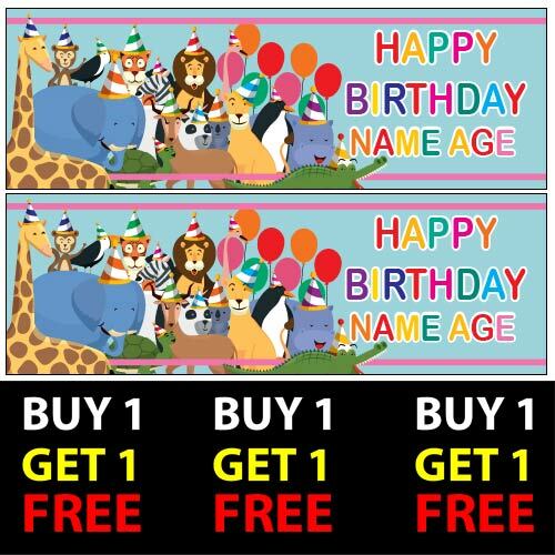 Personalised zoo party - zoo, animals