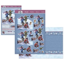 Hunkydory Have a Ball Christmas Deco Large Decoupage Card Kit