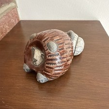Raku Pottery Lion Figurine