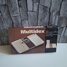 Vintage Multidex - Telephone Index, Memo Pad, Perpetual Calendar & Penholder