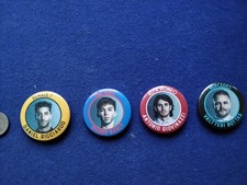 FORMULA ONE RACING X 4 DRIVERS PIN BADGES,