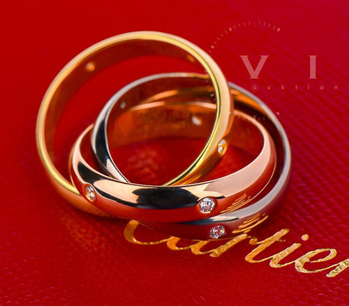 Cartier trinity bague ring 18k - trinity,
