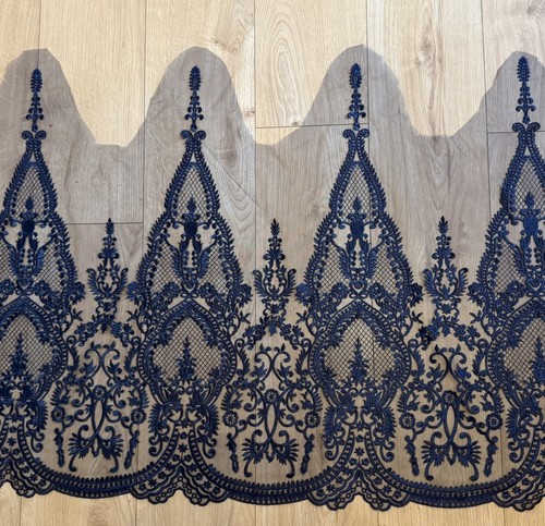Meters navy blue embroidered - meters,
