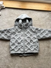 Louis Vuitton Grey Monogram Puffer Jacket – Rare Piece