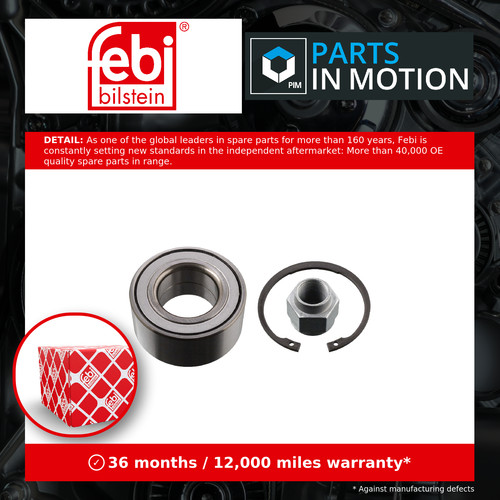 Wheel bearing kit fits - kit, peugeot