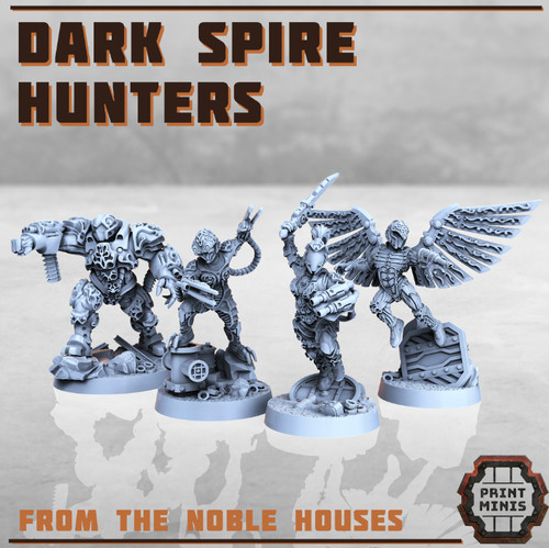 28mm dark spire hunters - hunters,