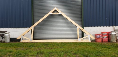 New timber attic roof - new,