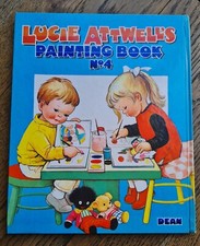 Mabel Lucie Attwell 1967 Painting Book No 4 VGC Unused RARE