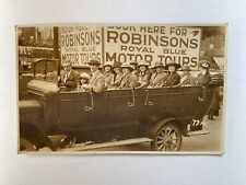 POSTCARD -  Charabanc outing