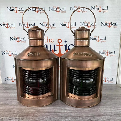 Vintage maritime ship - maritime, lanterns