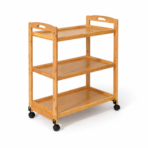 Tier wooden kitchen - wooden, trolley