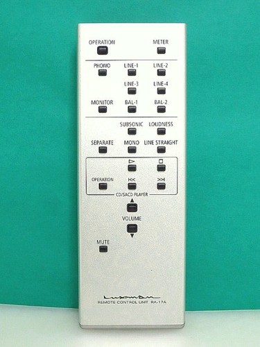 Luxman 17a audio - luxman, system