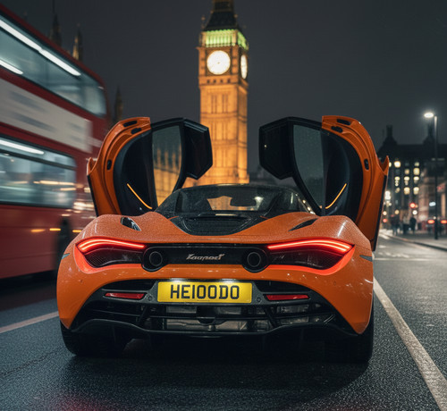 Private number plate - private,