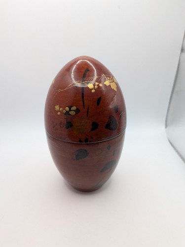 Antique japanese lacquer egg - antique,