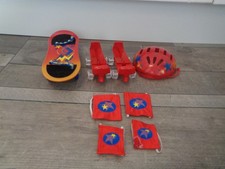 build a bear boys  bundle-skateboard+helmet, roller skates,knee+elbow pads