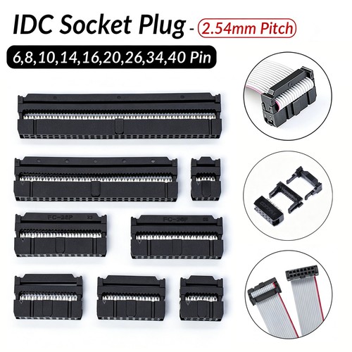54mm pitch idc socket - 2.54mm,