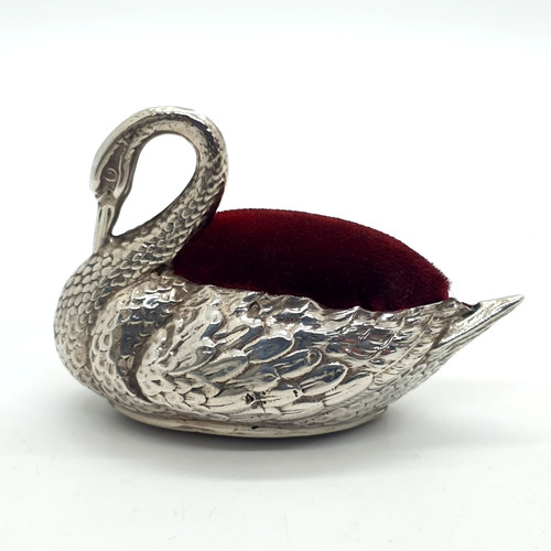 Sterling silver red pin - sterling,