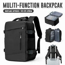 Ryanair Vacuum Cabin Bag In Black Free Under Seat 40x25x20cm & Rechargeable Pump