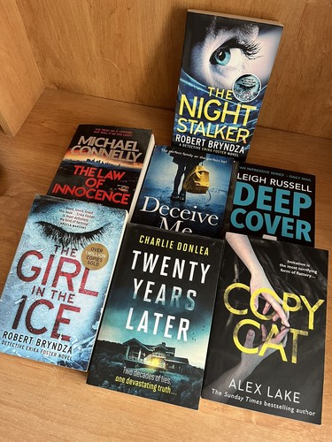 Crime thriller novels - x,