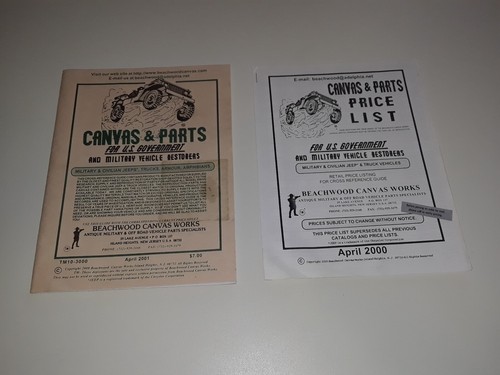 Canvas and parts for gov - for, u.s.