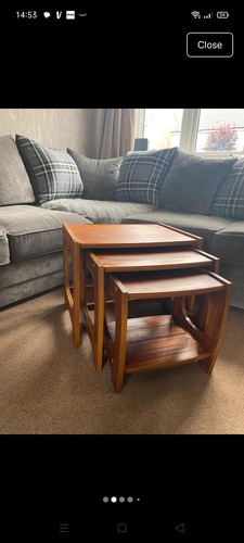 Antique plan mid century - g-plan,
