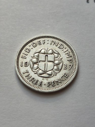 1937 king george threepence - 1937, vi