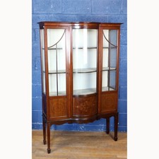 Victorian inlaid mahogany - inlaid,