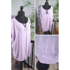 Lilac LADIES TUNIC Top Blouse