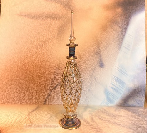 Blue and gold egyptian - blue,