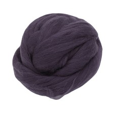 Wool Roving 200g Dark Gray