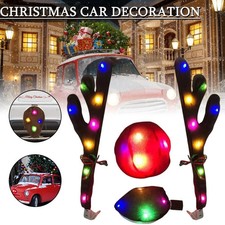 Car Reindeer Antlers and Nose