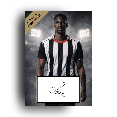 Clarke oduor hand signed photo - clarke,