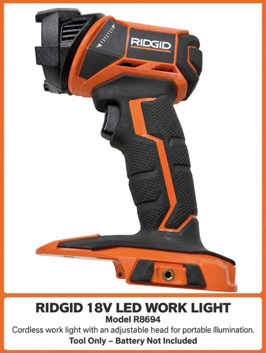 New ridgid volt - new, cordless